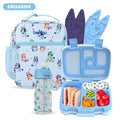 Bentgo + Bluey Kids Prints 5-Piece Lunch Box Set